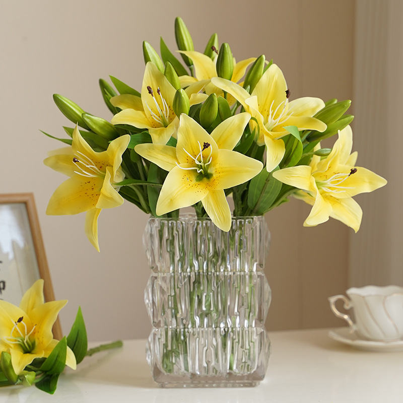 Artificial Lily Yellow