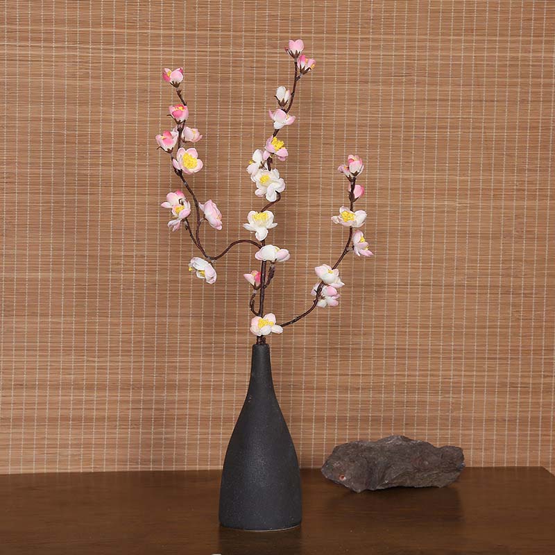 Classical wintersweet Artificial flower home living room , simulated plum blossom flower arrangement, table fake flower Ornament Pink