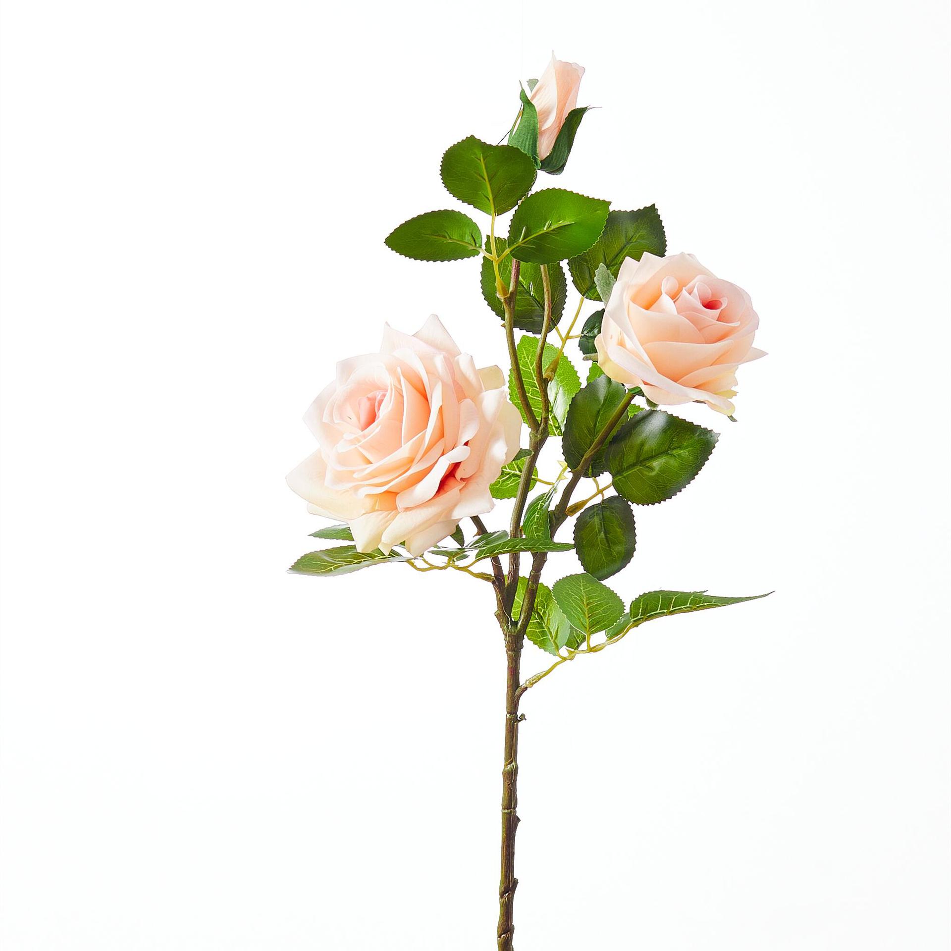 Ins moisturizing touch crystal rose artificial flower wet feeling Color:Champagne