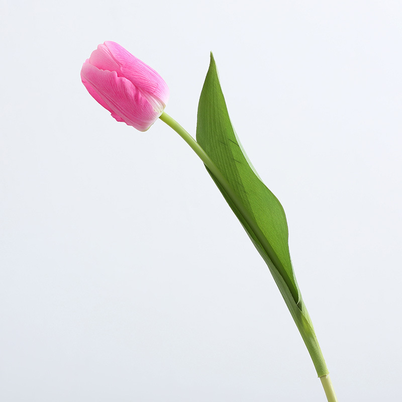 Feel moisturizing tulip artificial flower Color:Peach