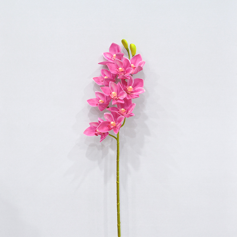 3D printed Cymbidium artificial flowers arrangement Fuchsia