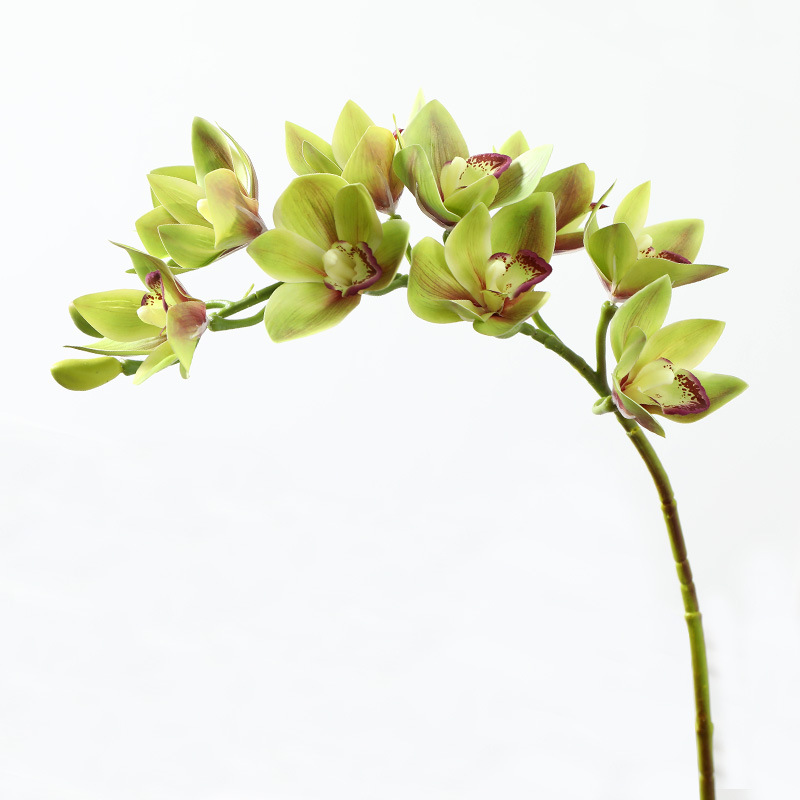 3D printed Cymbidium artificial flowers arrangement Color:Green