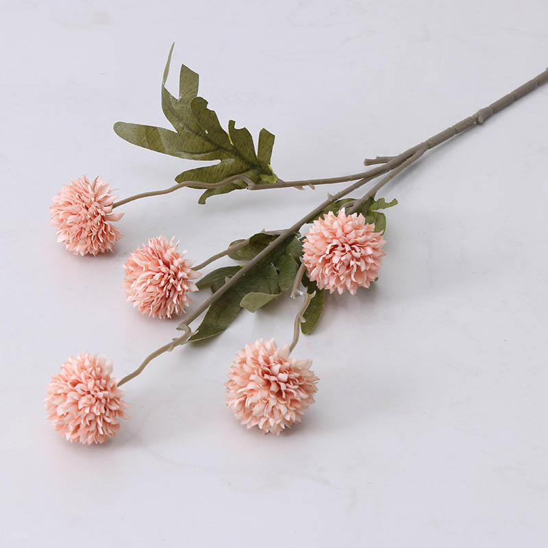 artificial dandelion single onion bulb daisy Autumn Pink