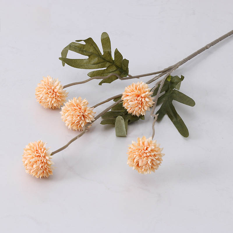 artificial dandelion single onion bulb daisy Color:Autumn Yellow