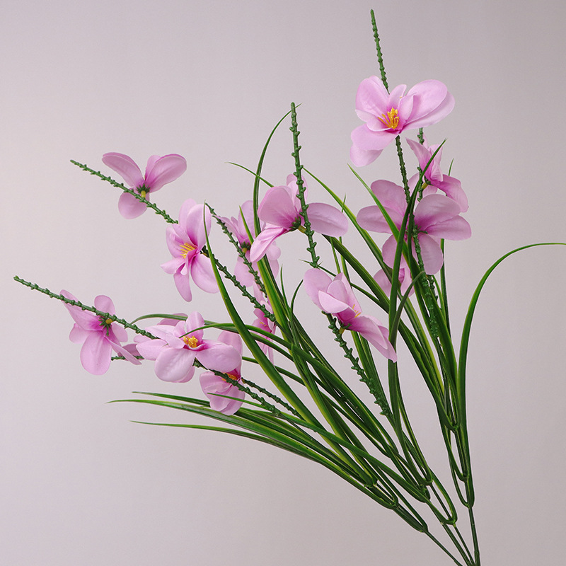 Simulated flower freesia   garden landscaping to create floral styling Purple