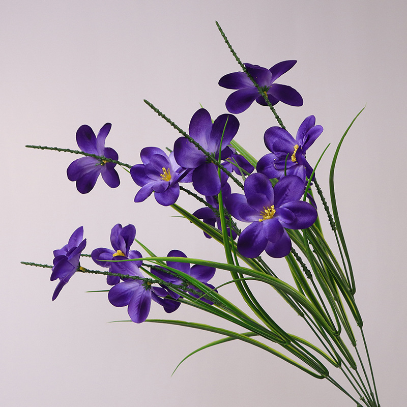 Simulated flower freesia   garden landscaping to create floral styling Lavender