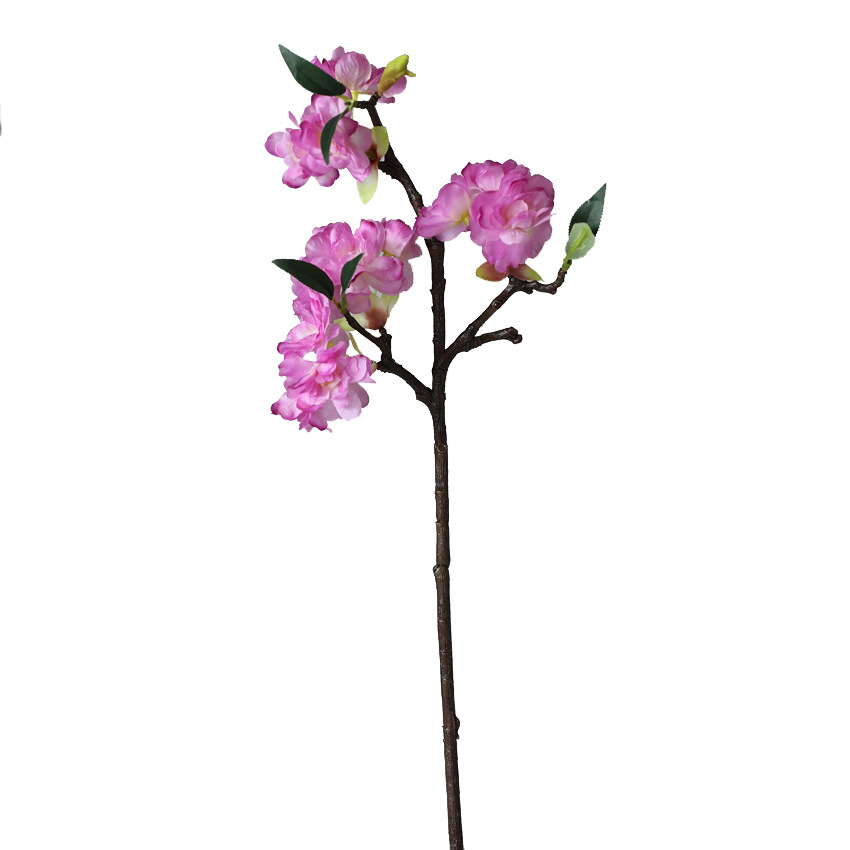 artificial cherry blossoms, simulated double cherry blossoms Purple