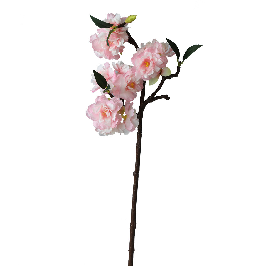 artificial cherry blossoms, simulated double cherry blossoms Pink