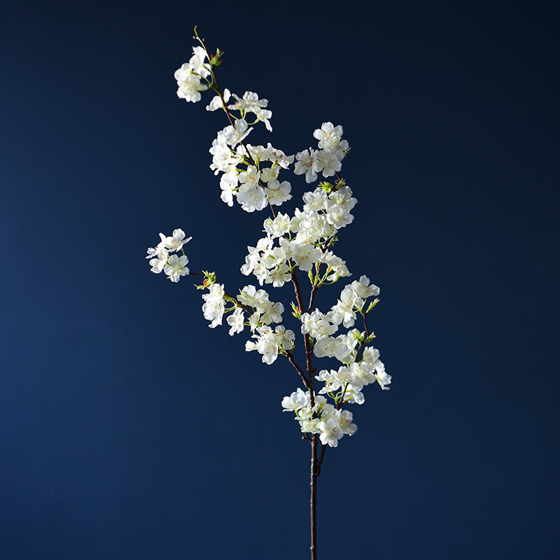 Floor-to-ceiling cherry blossom Artificial flower arrangement White