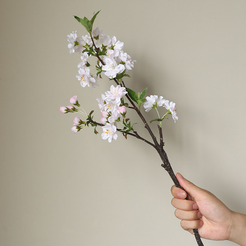 Nordic artificial dead branch cherry blossom Pinky White