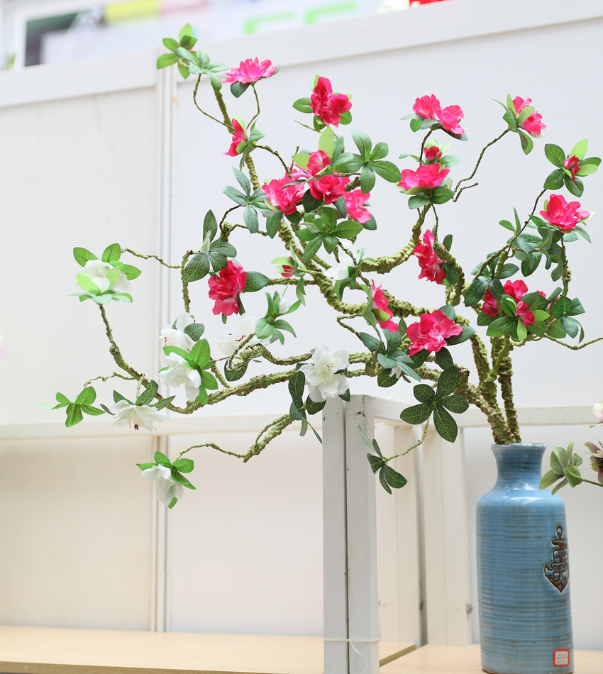 Artificial flower Rhododendron, fake azalea flower 