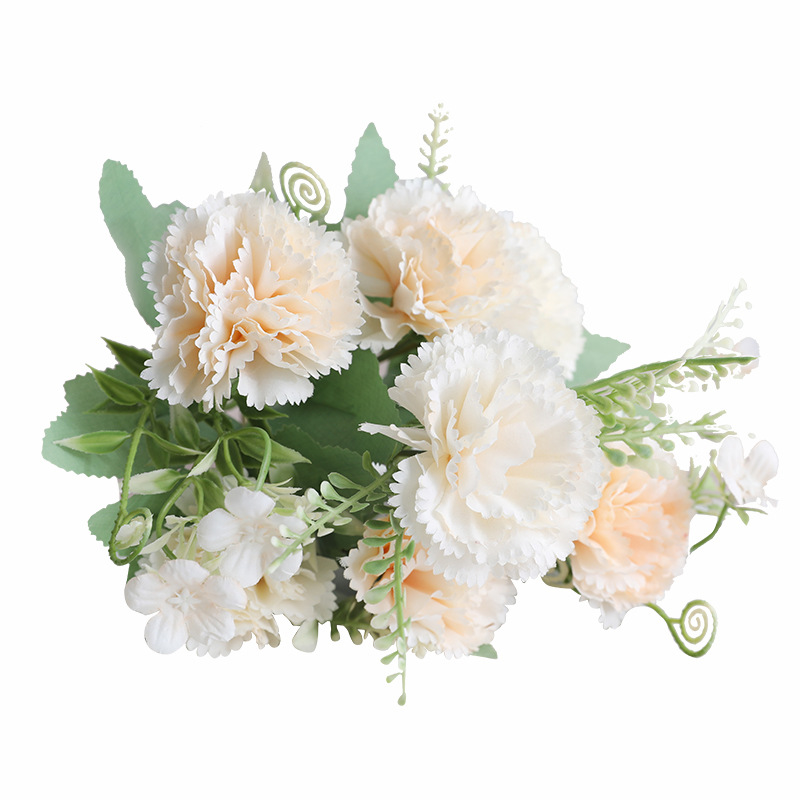 Mother's Day Artificial Carnation Flower Champagne