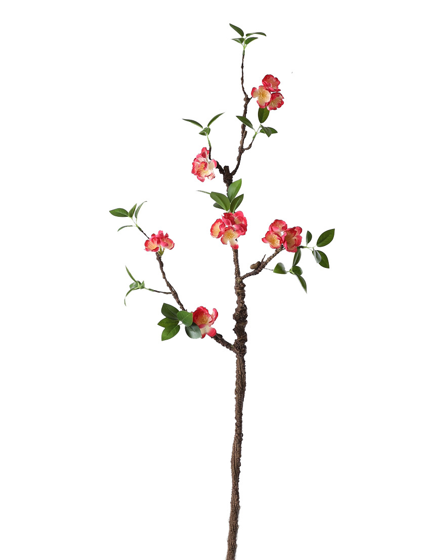 Artificial flower foam branch plum blossom Fuchsia