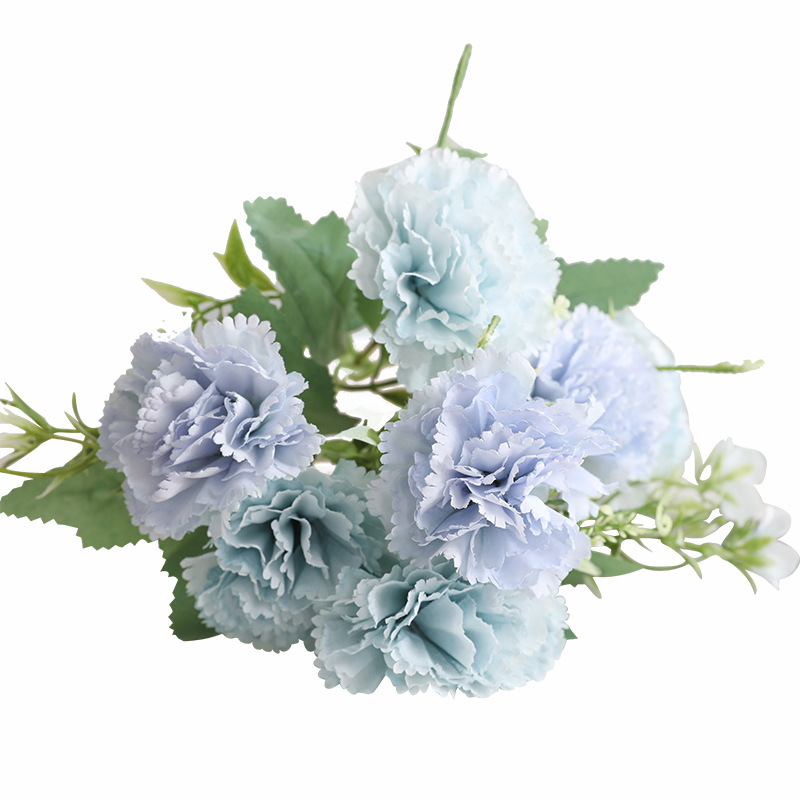 Mother's Day Artificial Carnation Flower Blue