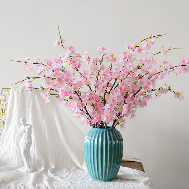 Floor-to-ceiling cherry blossom Artificial flower arrangement