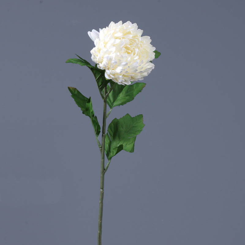 Pineapple chrysanthemum artificial flower single chrysanthemum White