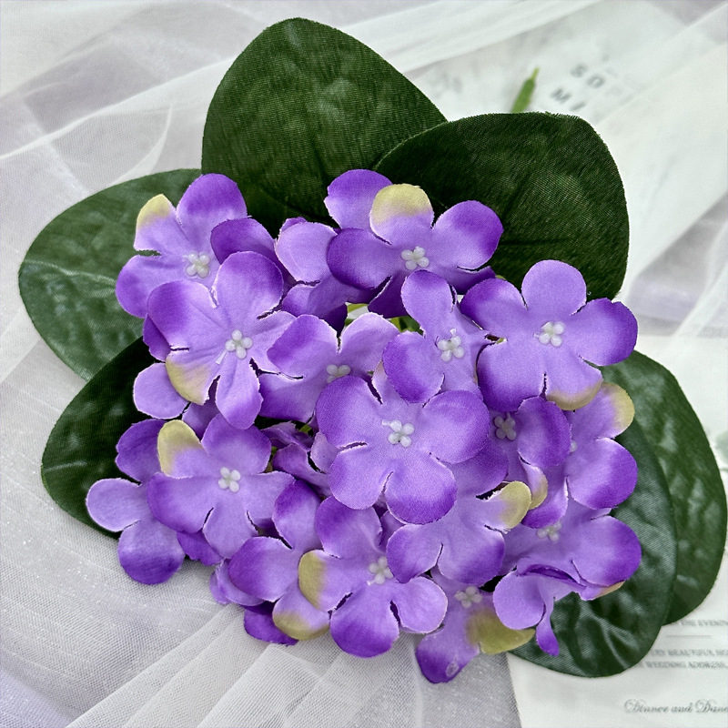 Artificial violet European-style home landscaping flower Purple