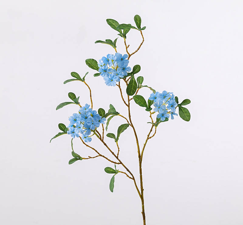 Artificial flower blue snowflake Blue