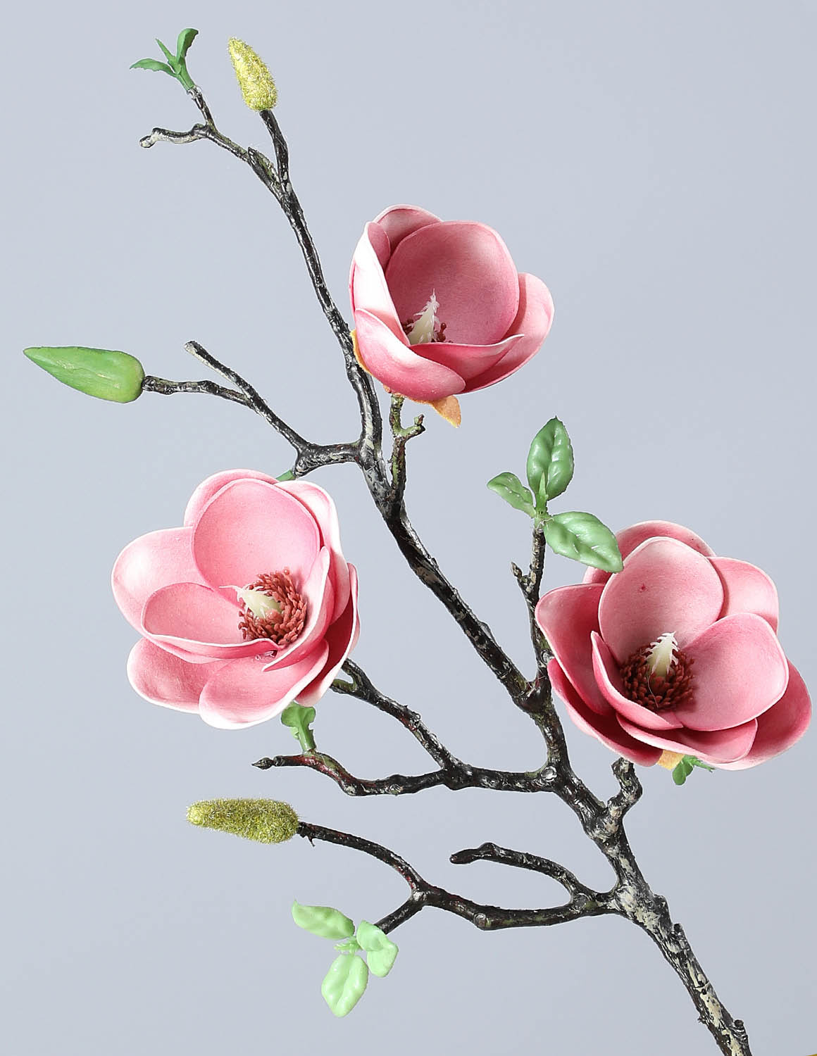 Single lotus magnolia artificial flower colorful small magnolia Pink