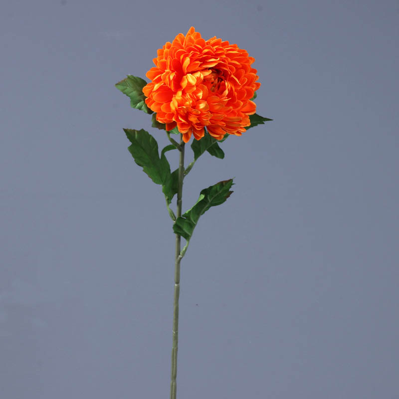 Pineapple chrysanthemum artificial flower single chrysanthemum Orange