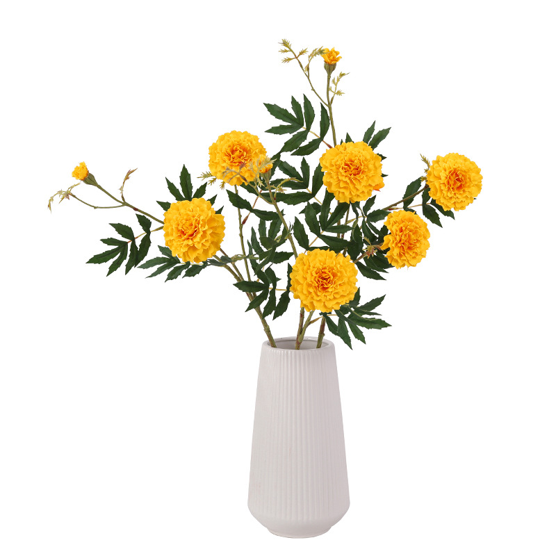 Artificial Flower Marigold Nordic Dahlia