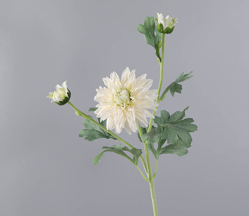 Artificial Flower Dahlia White