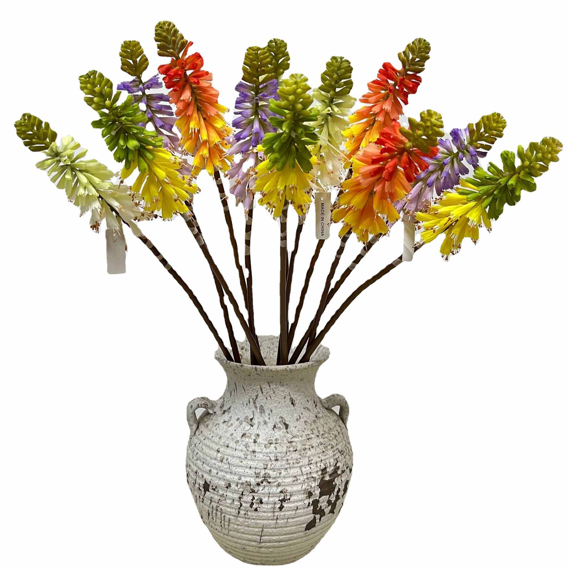 Artificial flower torch lily hotel  indoor living room display  floral