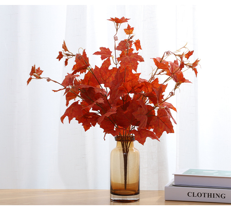 Artificial Maple Leaf ation American Maple Leaf Bouquet Simulated Flowers