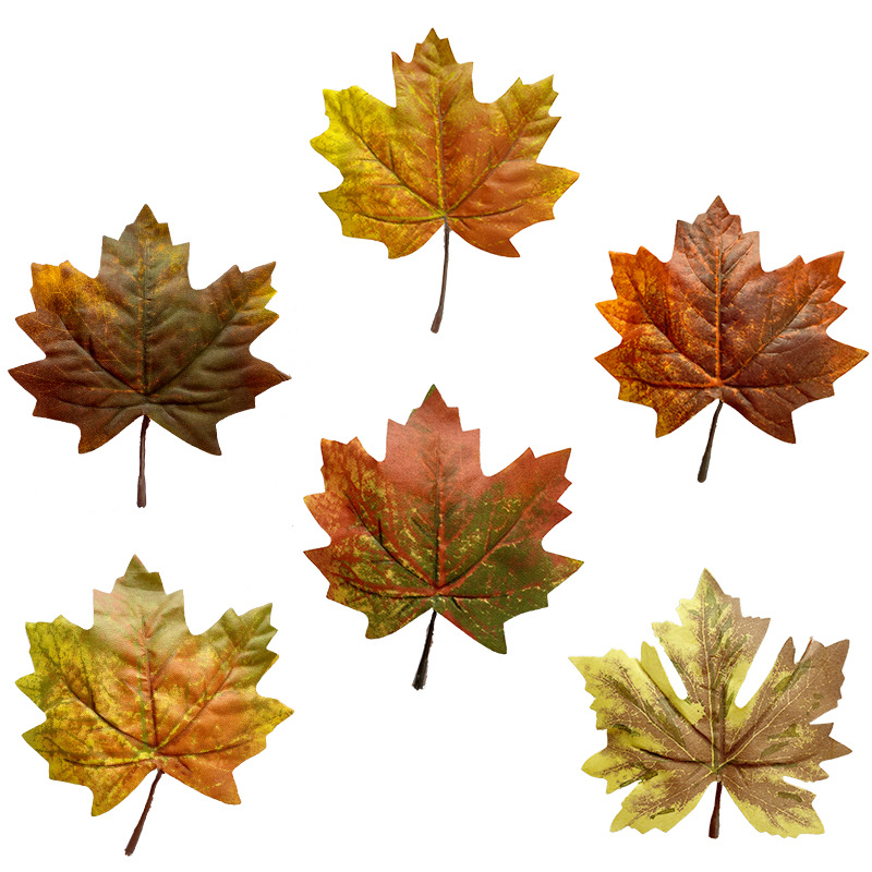 Artificial Canadian Maple Leaf Halloween Photo Props Fake Maple Leaf