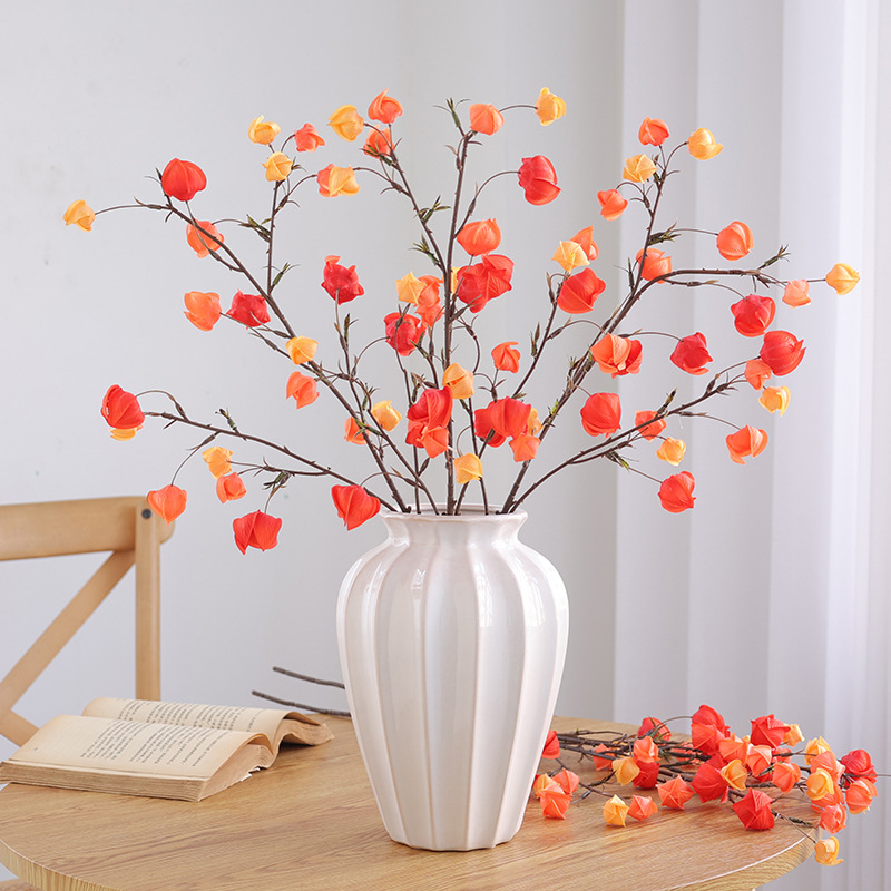 Lantern fruit artificial flower Christmas auspicious fruit ation  arrangement flower arrangement accessories