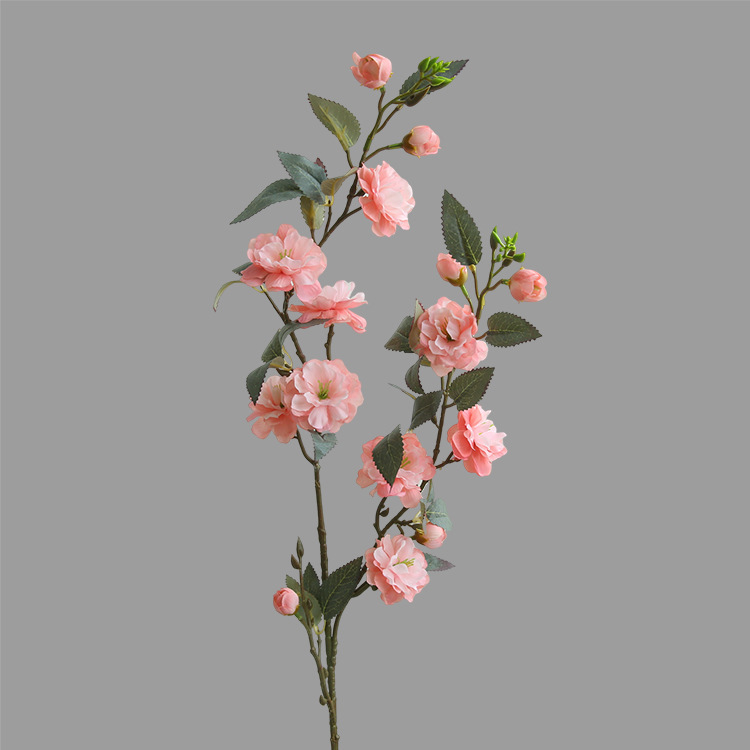 Camellia artificial flower   pastoral fake flower Blush Pink