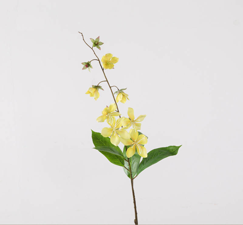 Artificial flower golden jasmine Nordic home living room Yellow