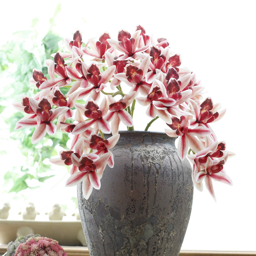 orchid artificial flowers, simulated orchids