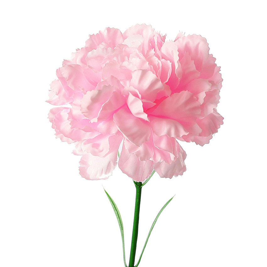 Silk artificial flower carnation Color:Pink